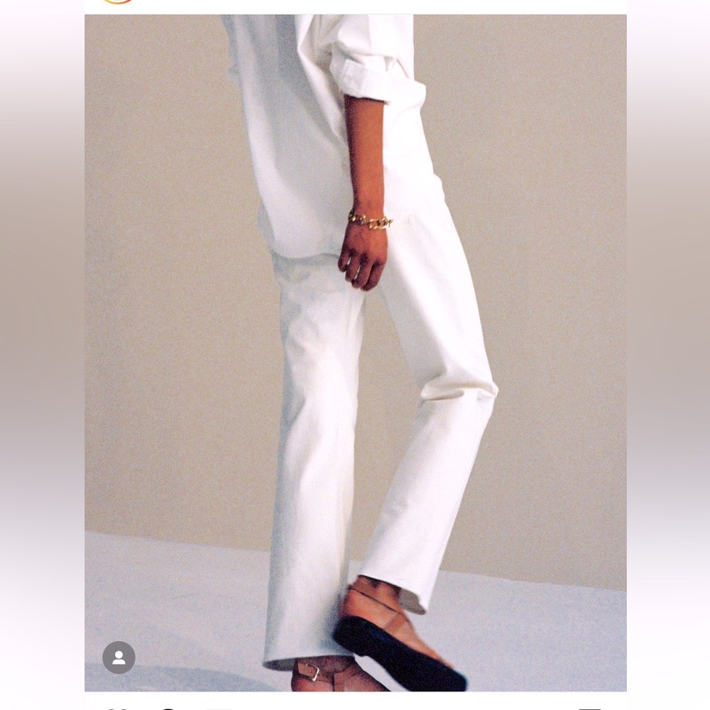 Matteau Summer Jean in Chalk